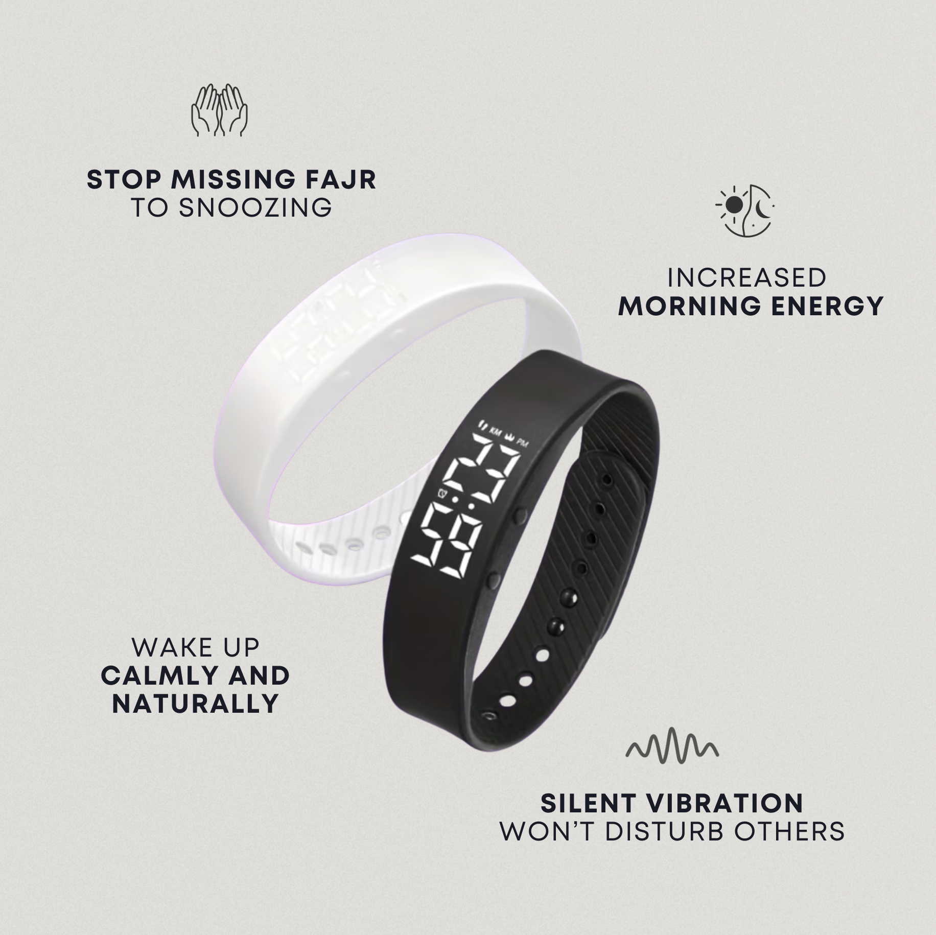 Silent Wake Alarm (Prayer-Friendly)